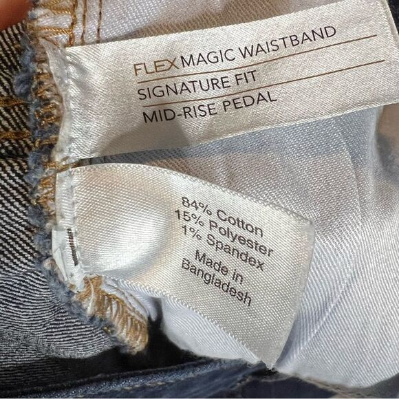 Lane Bryant Dark Blue Pedal Rise Capris - Picture 3 of 3